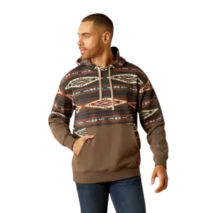 Ariat Men's Color Block Brindle Hoodie