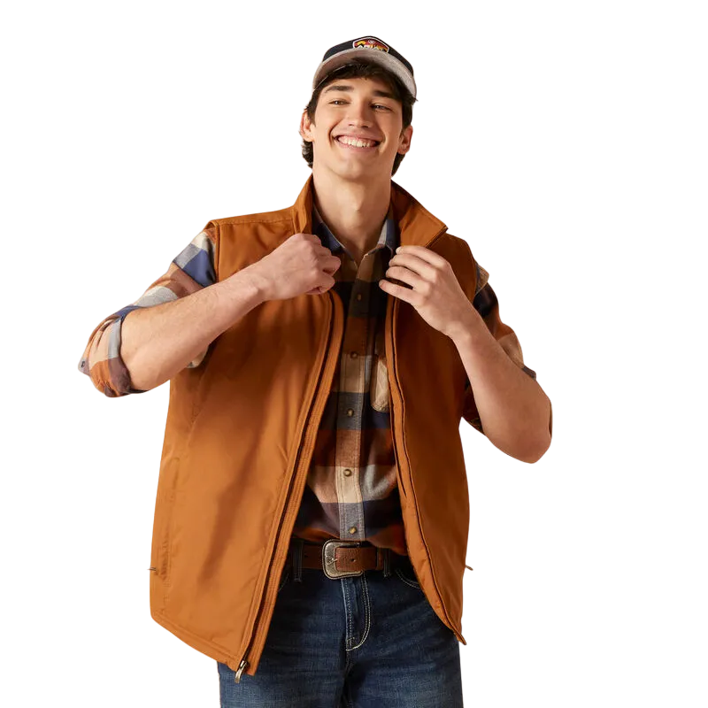 Ariat Men's Team Logo Insulated Chestnut Vest