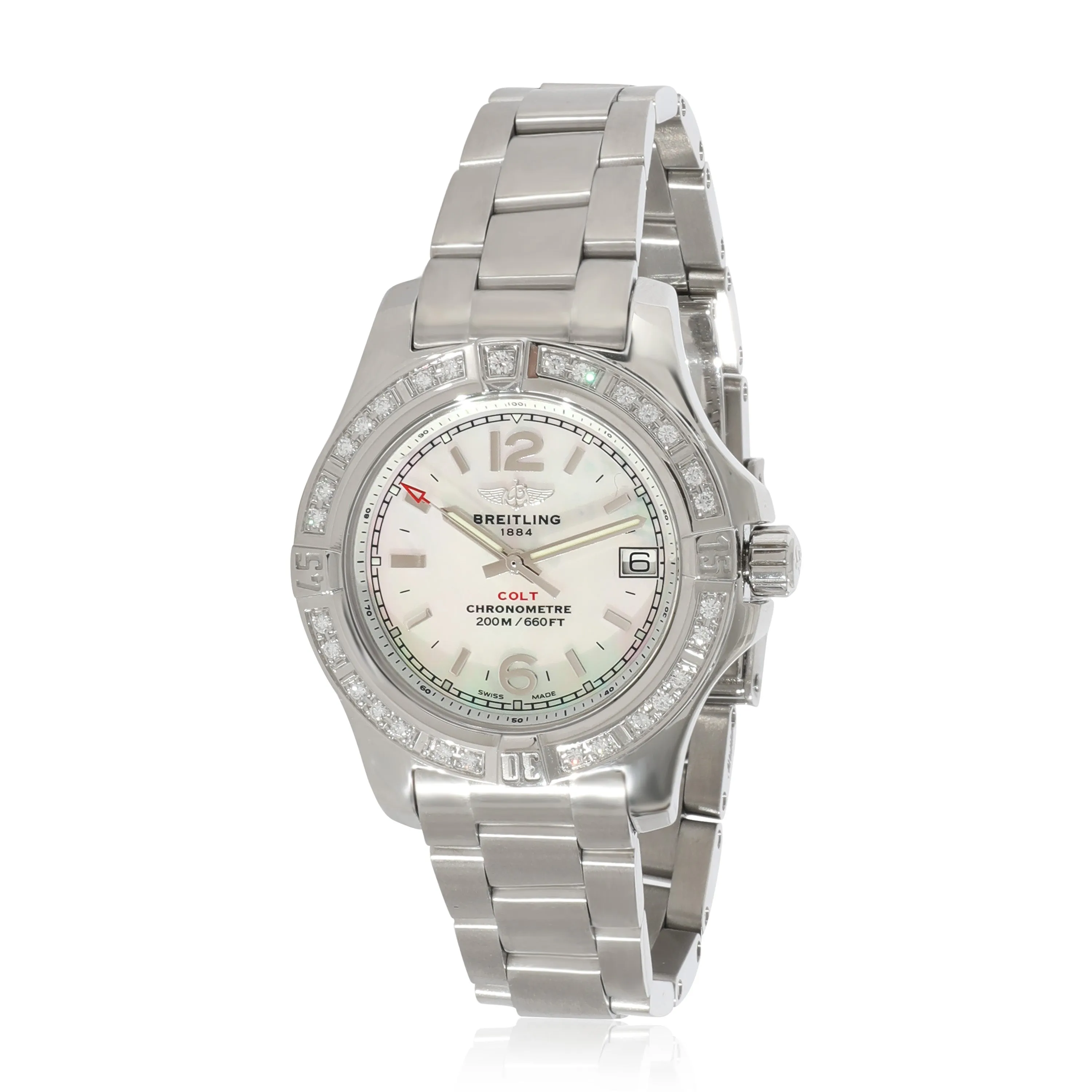 Breitling Colt A7738850/A770 Womens Watch in  Stainless Steel