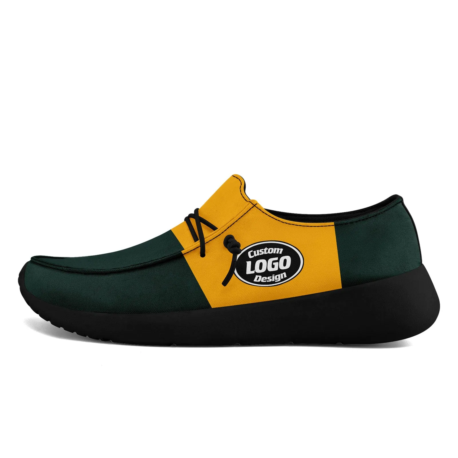 Custom Green Yellow Green Bay Jacket and Sports Shoes Combo Offer Personalized Combo ZH-D020294-13