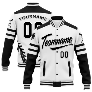 Custom Jacket Bomber Full-Snap Varsity Letterman Personalized Jacket FZ005-D023003-6