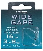 Drennan hooks to nylon Wide Gape Micro Barbed