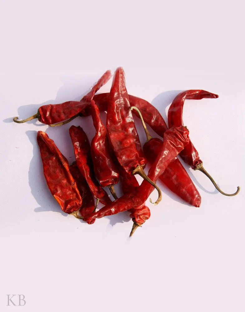 Dried Kashmiri Red chilies