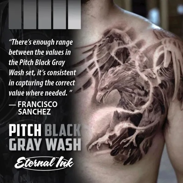 Eternal Pitch Black Gray Wash X-Dark Ink