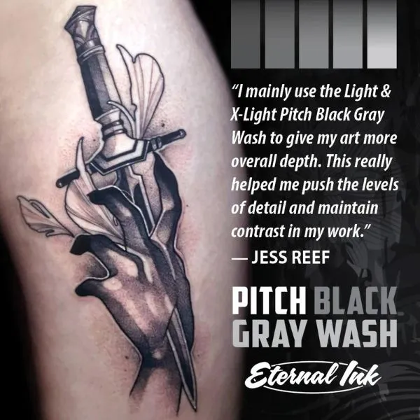 Eternal Pitch Black Gray Wash X-Dark Ink