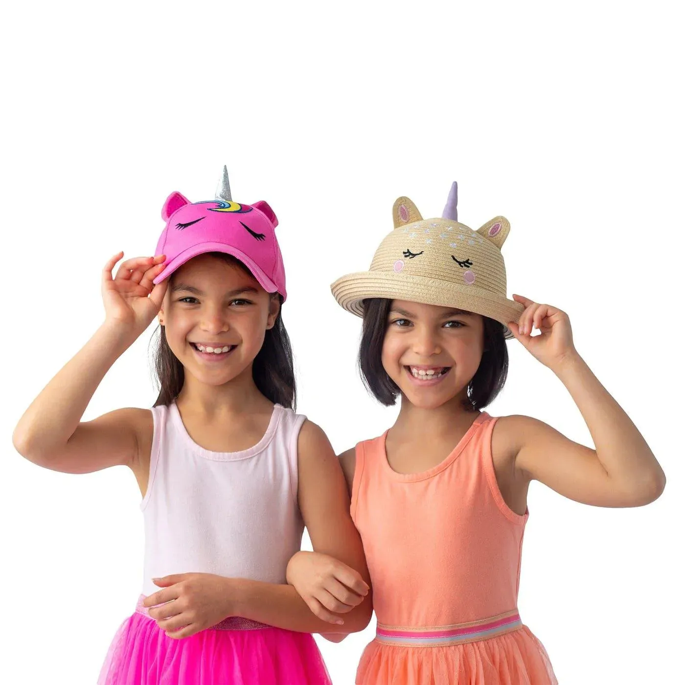 Flapjack Kids UPF50  Straw Hat - Unicorn