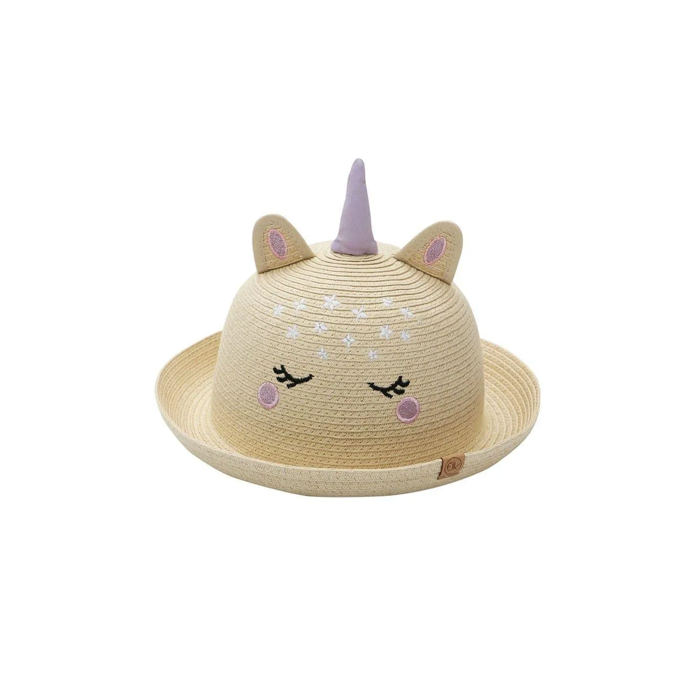 Flapjack Kids UPF50  Straw Hat - Unicorn