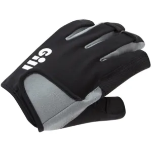 Gill Black Deckhand Gloves - Short Finger