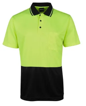 JB'S Hi-Vis Jacquard Non Cuff Polo 6HJNC