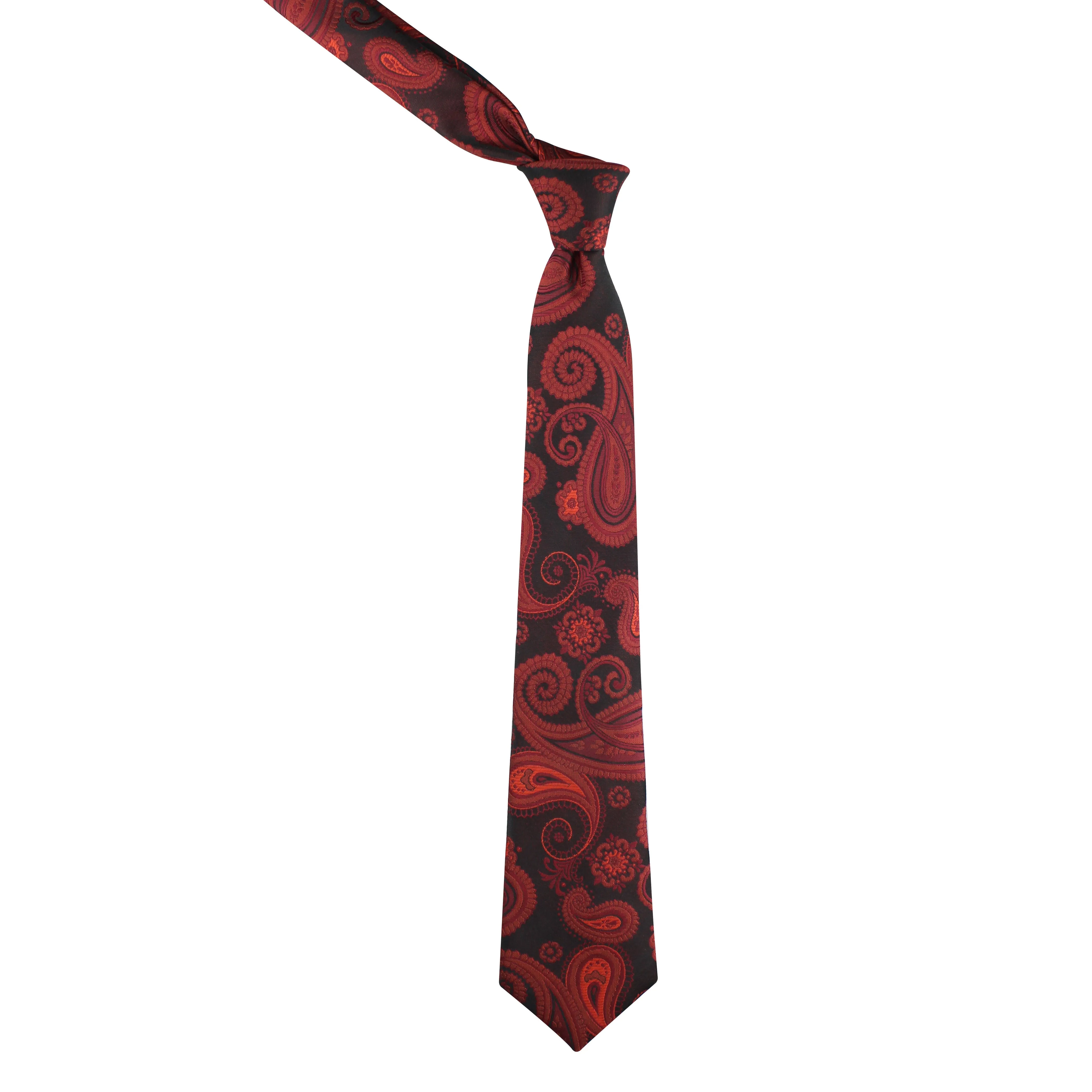 Kovove The Royal Paisley Maroon Necktie For Men