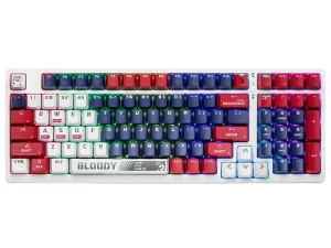 Mechanical Keyboard A4tech Bloody S98 Usb Sports Navy (Blms Red Switches) A4tkla47263