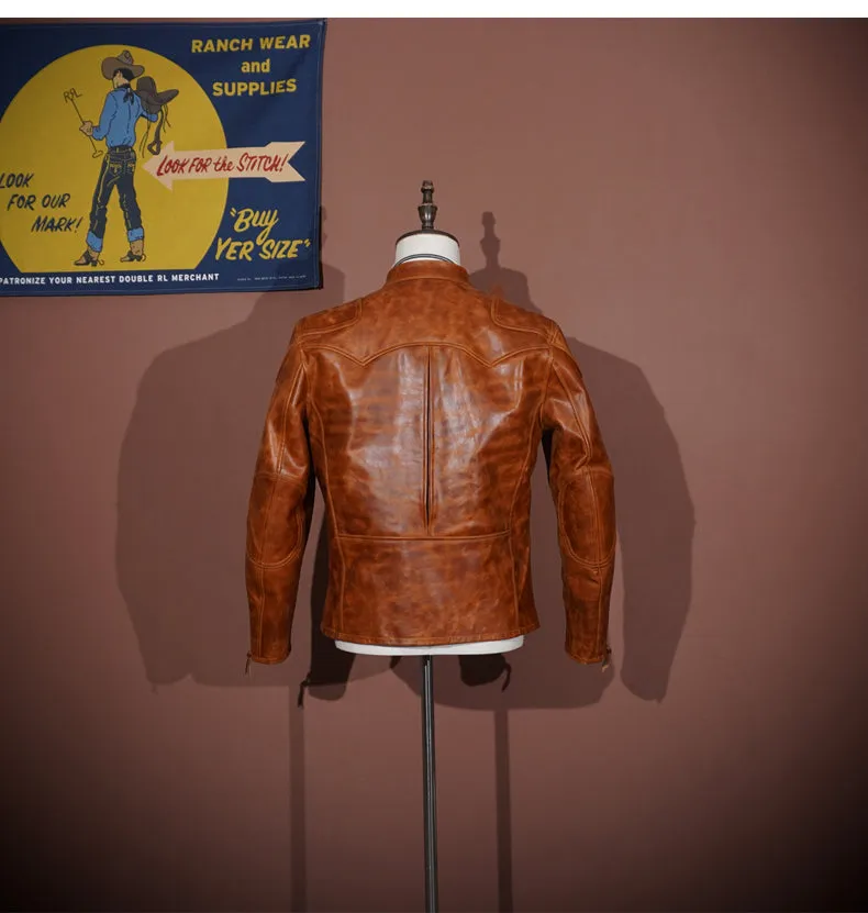 Men's Biker Leather Jacket