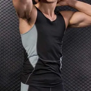 Men's Sports Vest Elastic Perspiration Vest