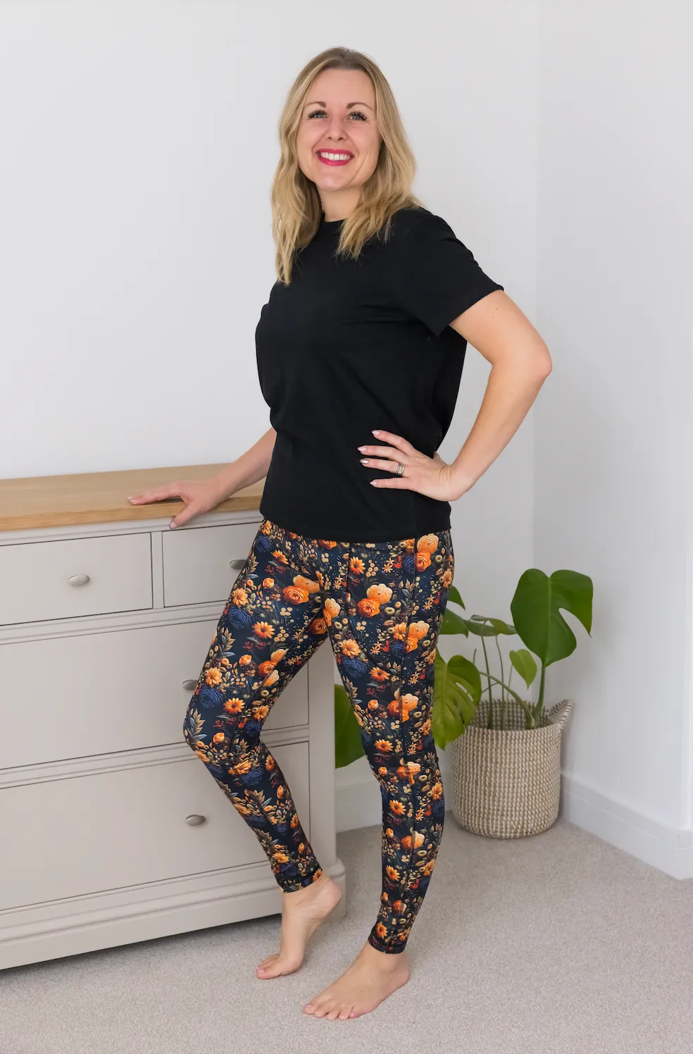 Midnight Autumn 2 Pocket Full Leggings