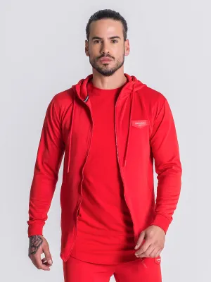 Red Live-Action Hoodie Jacket