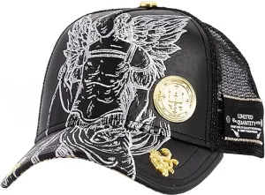 Red Monkey St Raphael Archangel  Mesh Trucker Cap