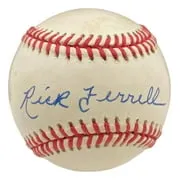 Rick Ferrell Red Sox Signed Official American League Baseball JSA AJ05577