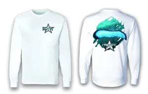 Sting Ray Shuffle - Long Sleeve Polyester Fishing Shirt