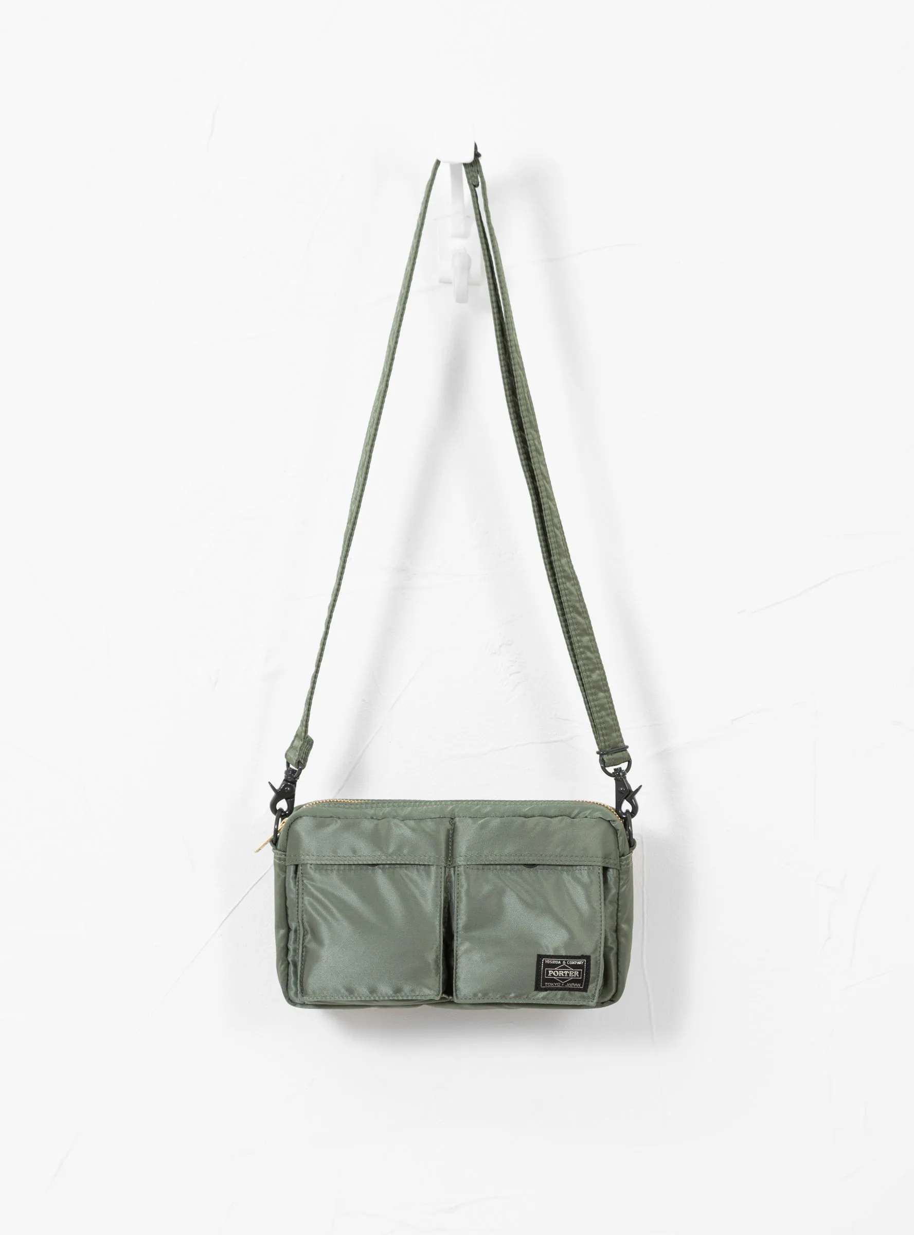 TANKER Clip Shoulder Bag Sage Green