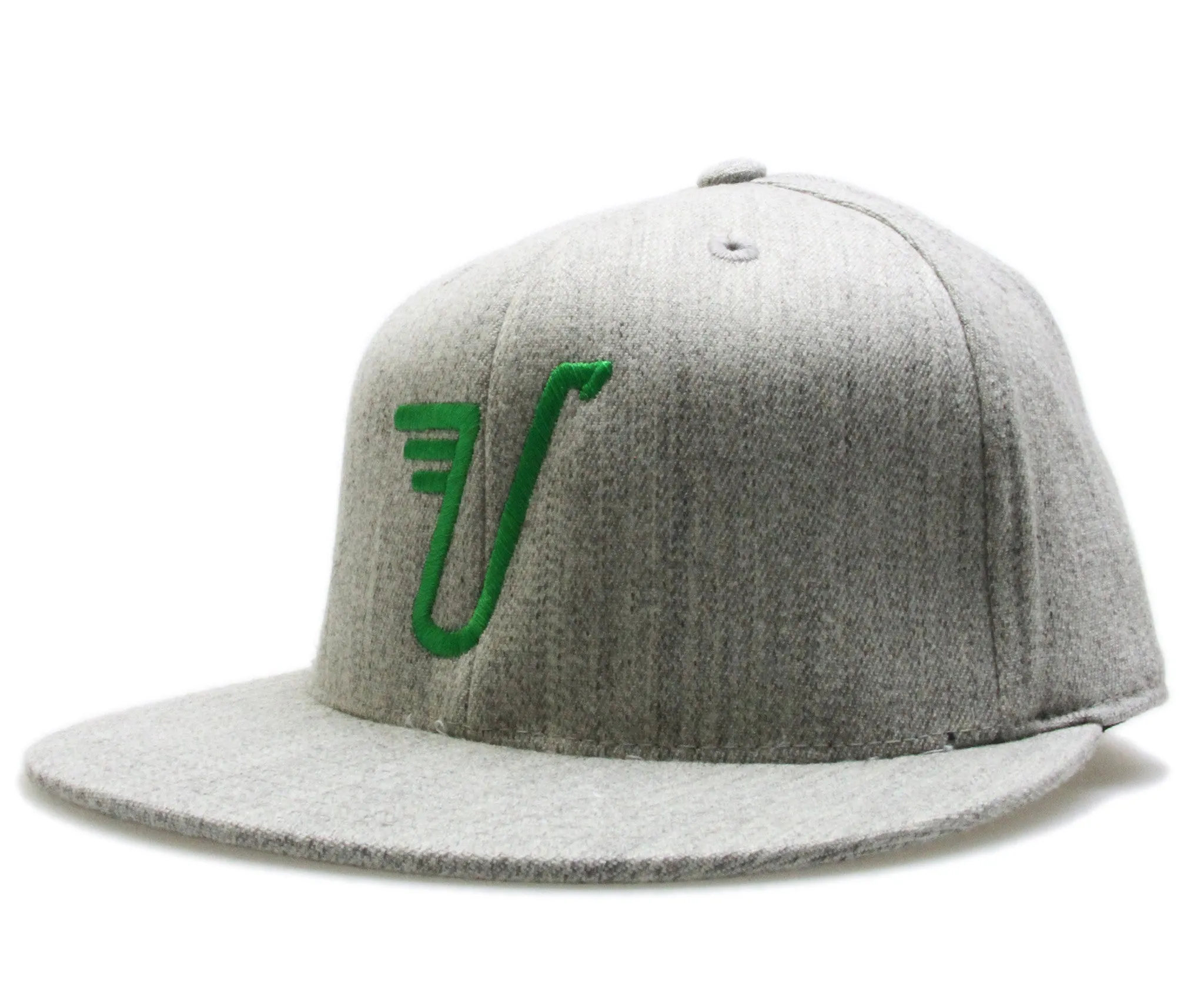 THE BIRD - Green on Grey - Flex Fit