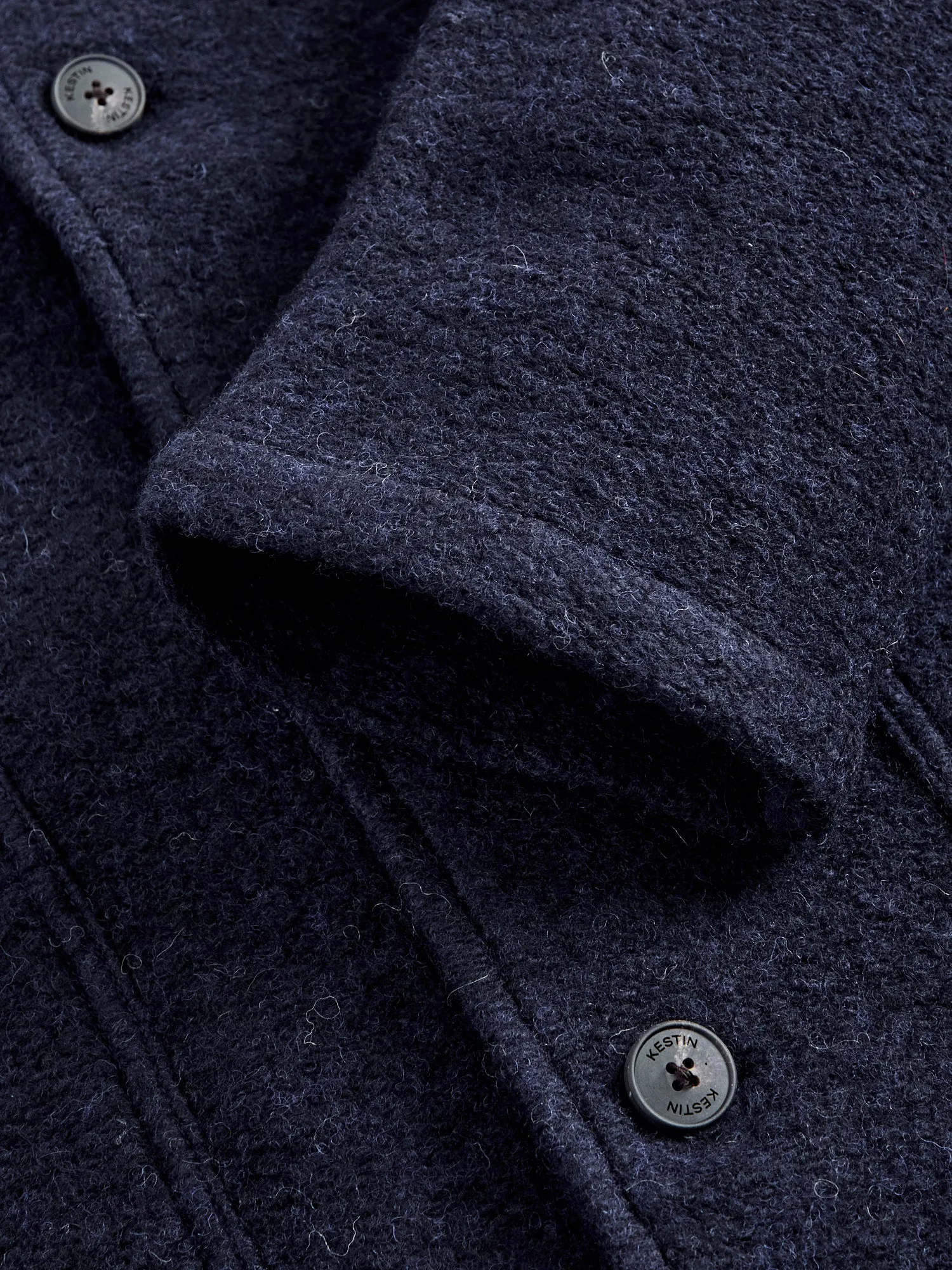 Wool Ormiston Jacket in Midnight Blue