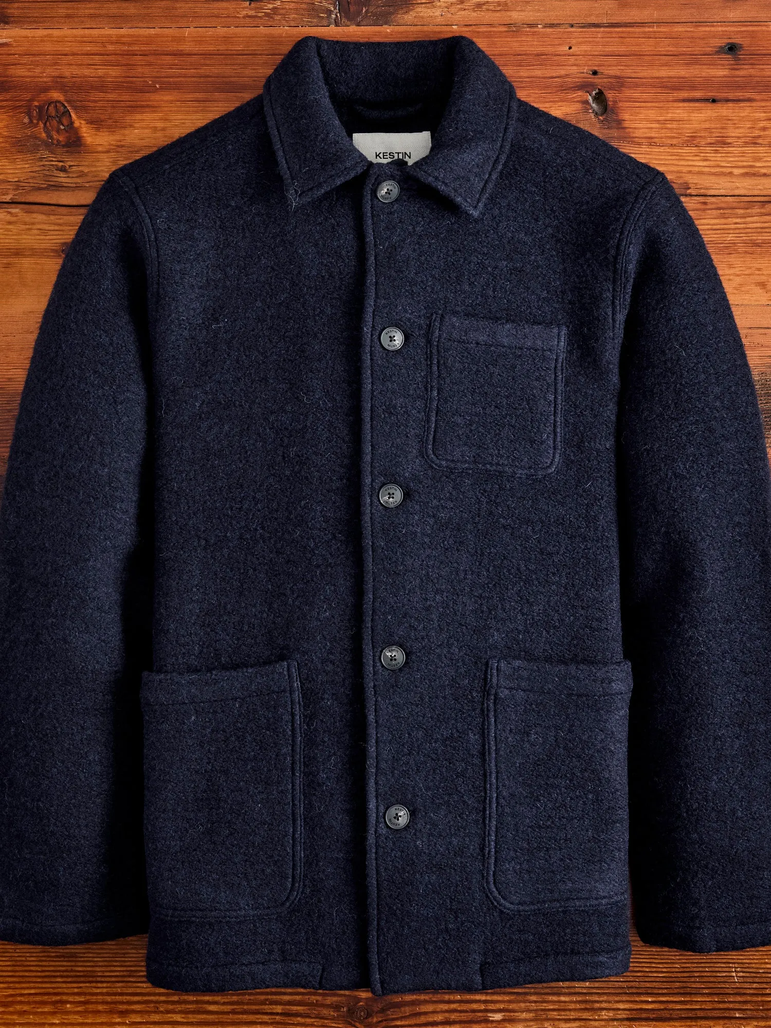 Wool Ormiston Jacket in Midnight Blue