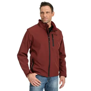 Wrangler Men's Trail Burgundy Zip Up Jacket